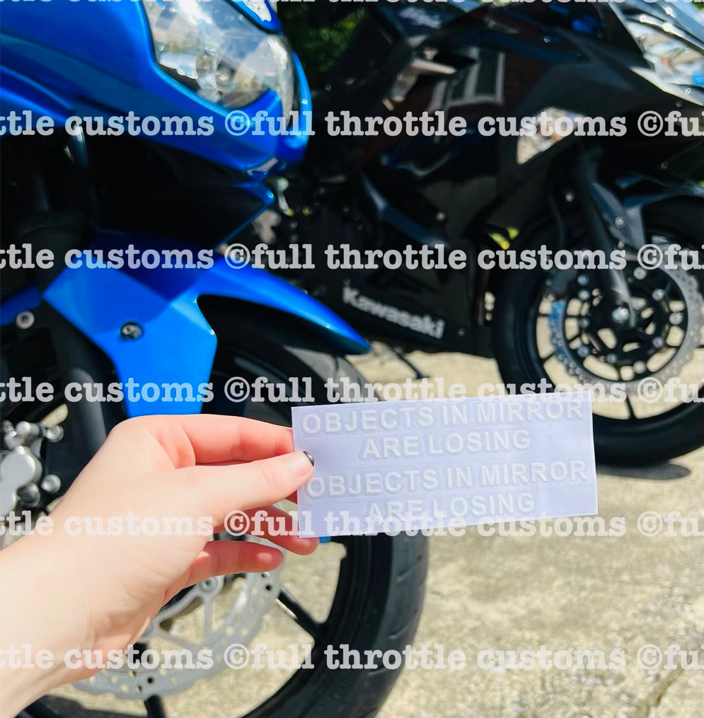 Objects In Mirror Are Losing