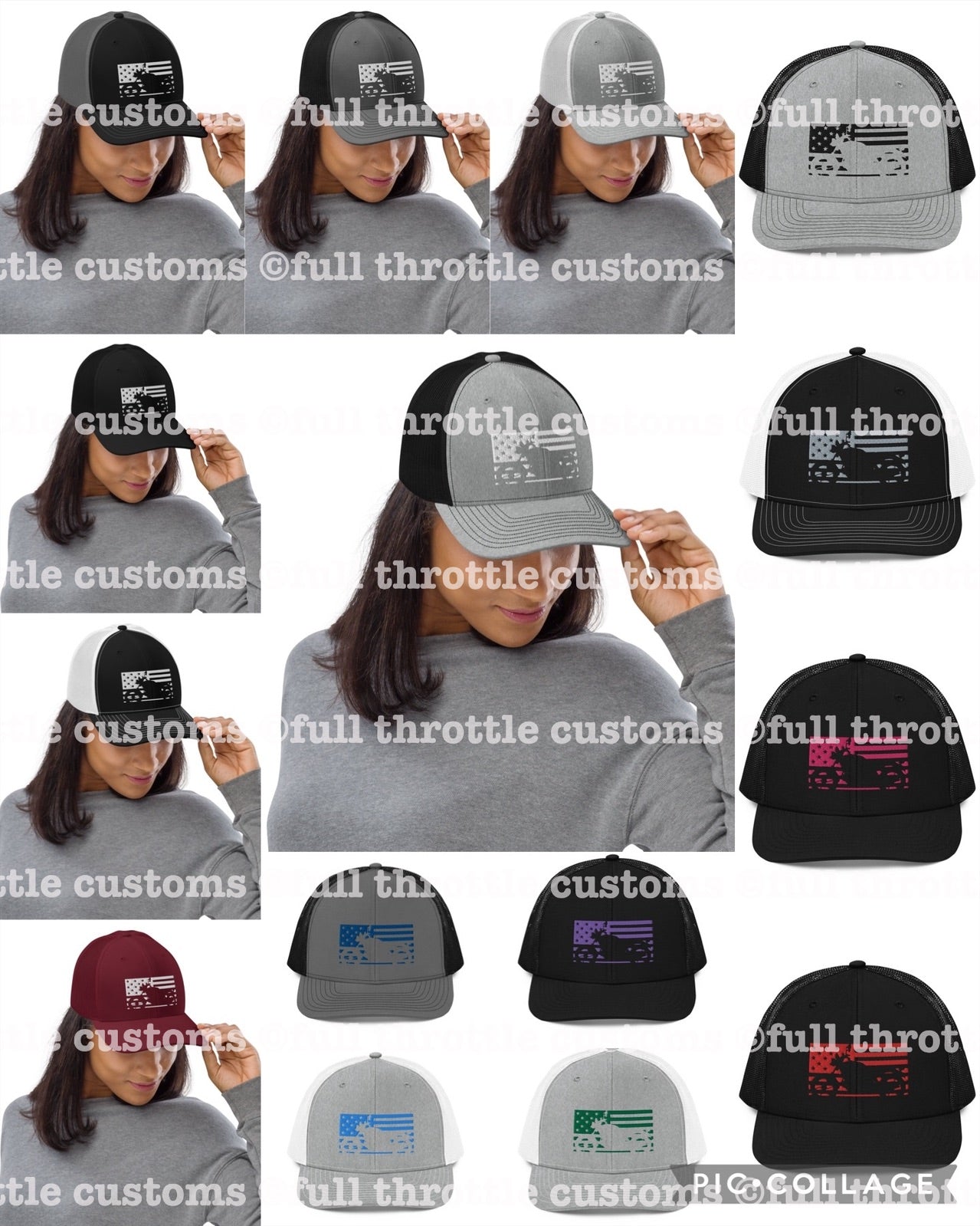 Embroidered Snapback Hat