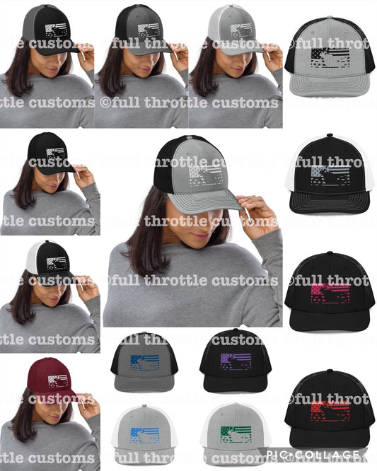 Embroidered Snapback Hat