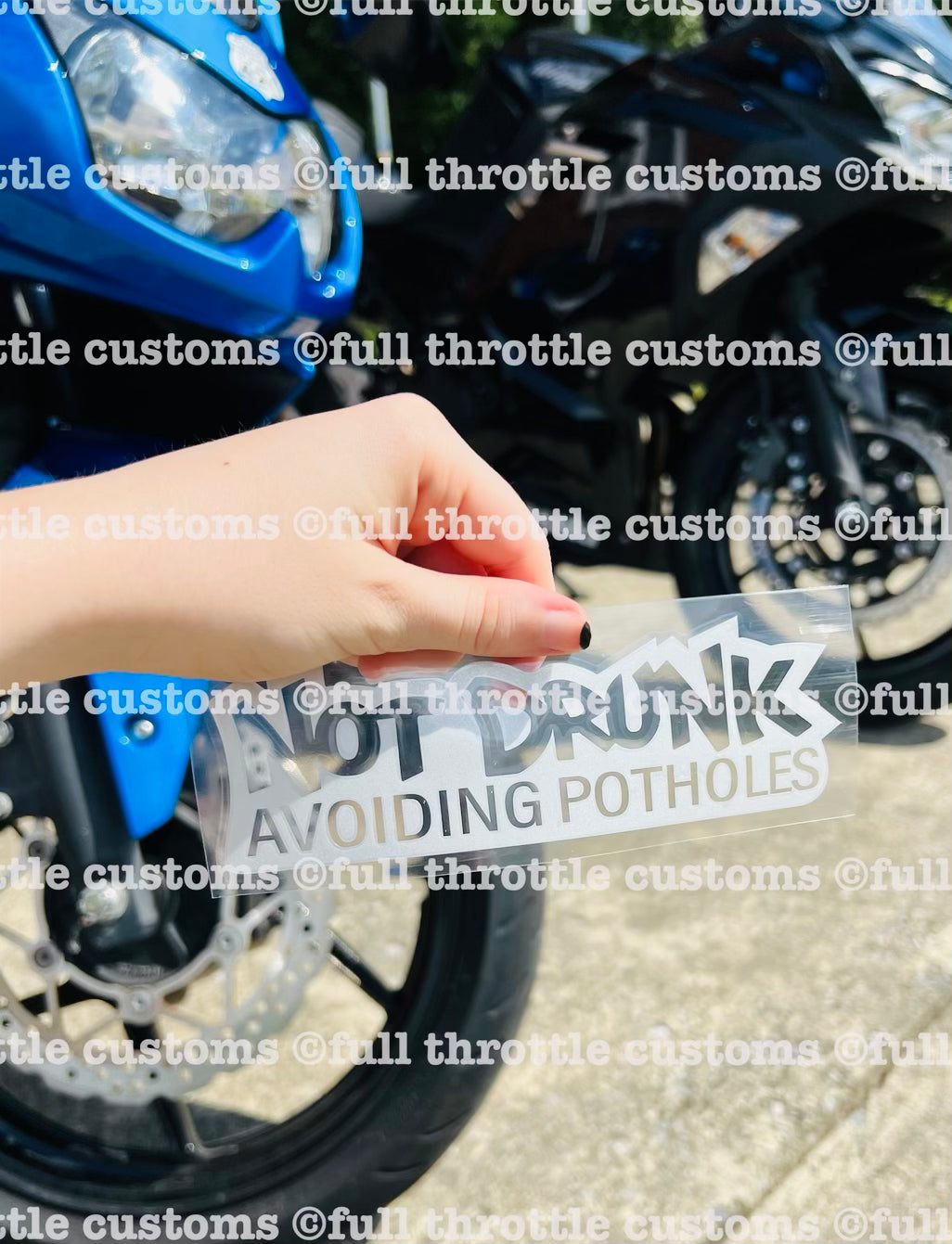 Not Drunk Avoiding Potholes