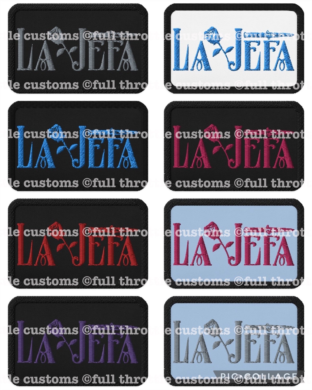 La Jefa "Lady Boss" Embroidered Patch
