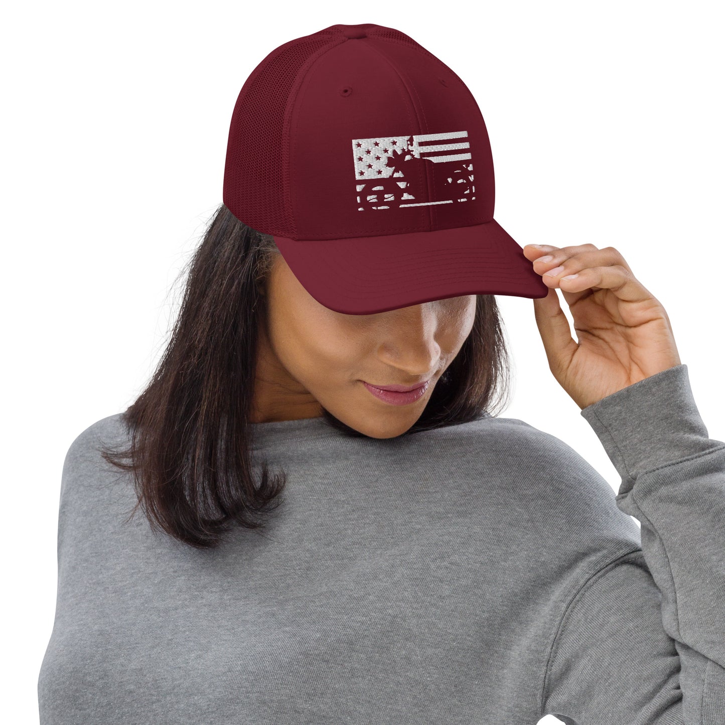 Embroidered Snapback Hat